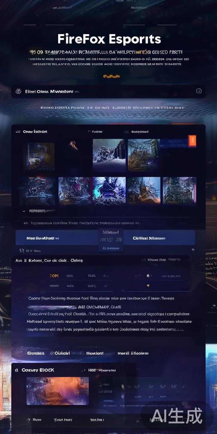 火狐电竞作为一个专业的电竞赛事平台，拥有丰富的比赛